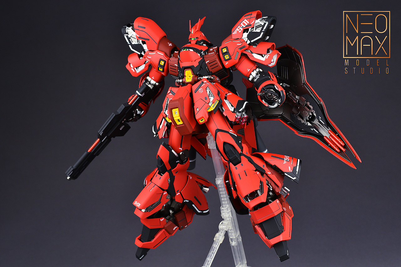 马沙逆袭!高达模型作品【万代mg 沙扎比ver.ka】