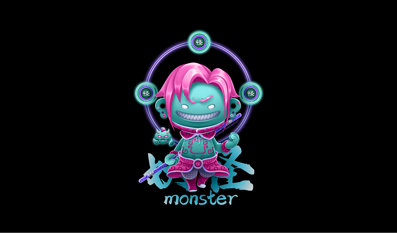 顽童佬-伪3D形象