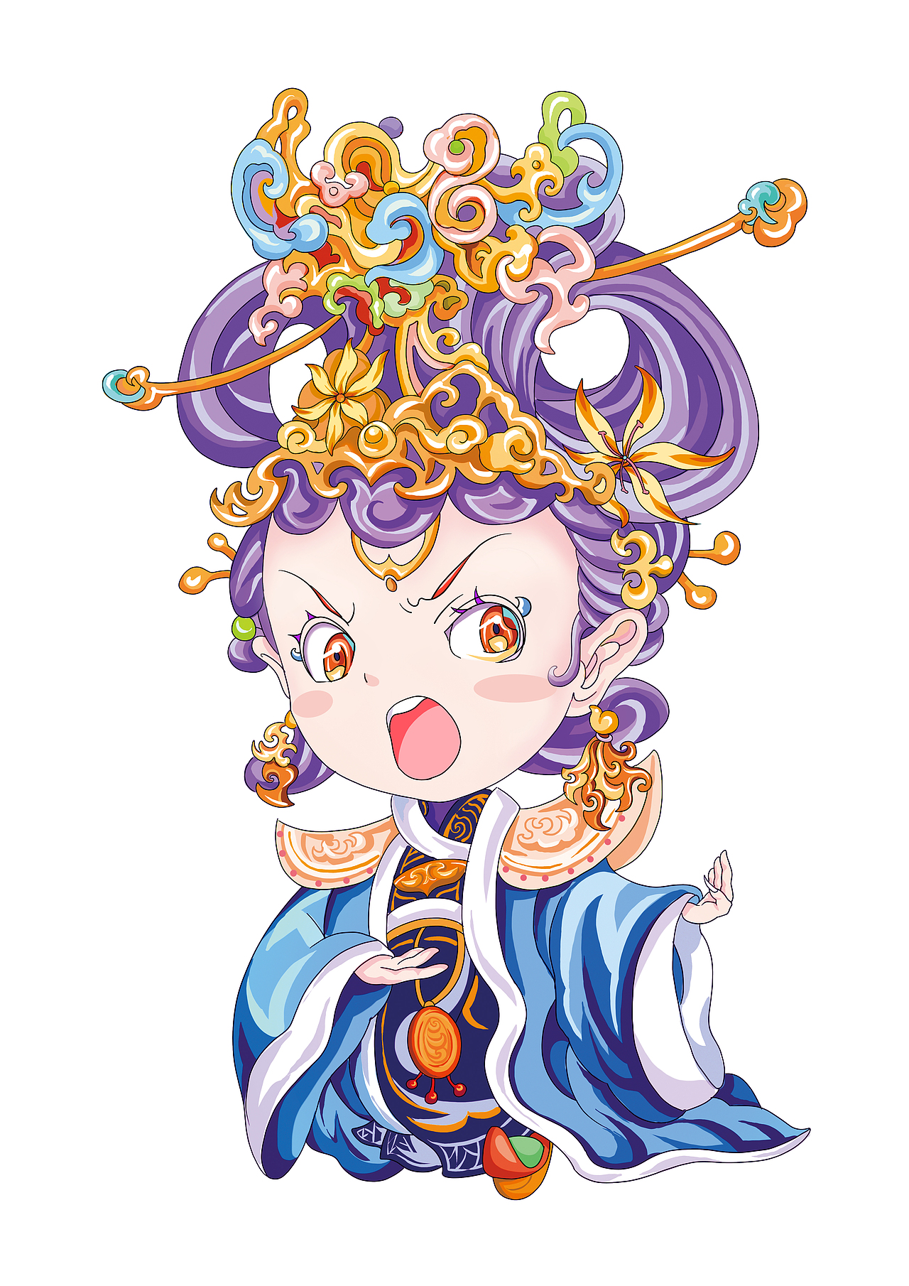 大同-皇后-IP（圖ZMzA5OTQ0MzIw） - 商業(yè)插畫 - 站酷設(shè)計師陣雨與余原創(chuàng)素材 - 站酷ZCOOL