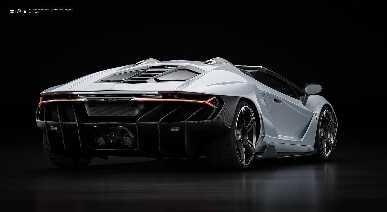 兰博基尼渲染练习（图ZMzA4ODQ5MTA0） - 机械/交通 - 站酷设计师从来不看病原创素材 - 站酷ZCOOL