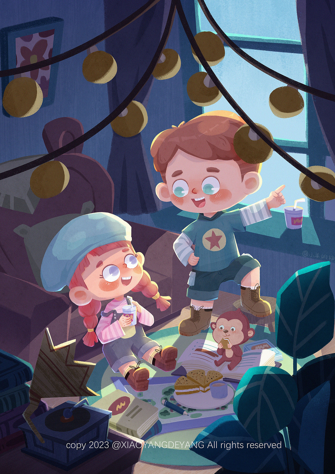 2023插画总结（图ZMzYwMTM5NDEy） - 儿童插画 - 站酷设计师小羊的杨原创素材 - 站酷ZCOOL