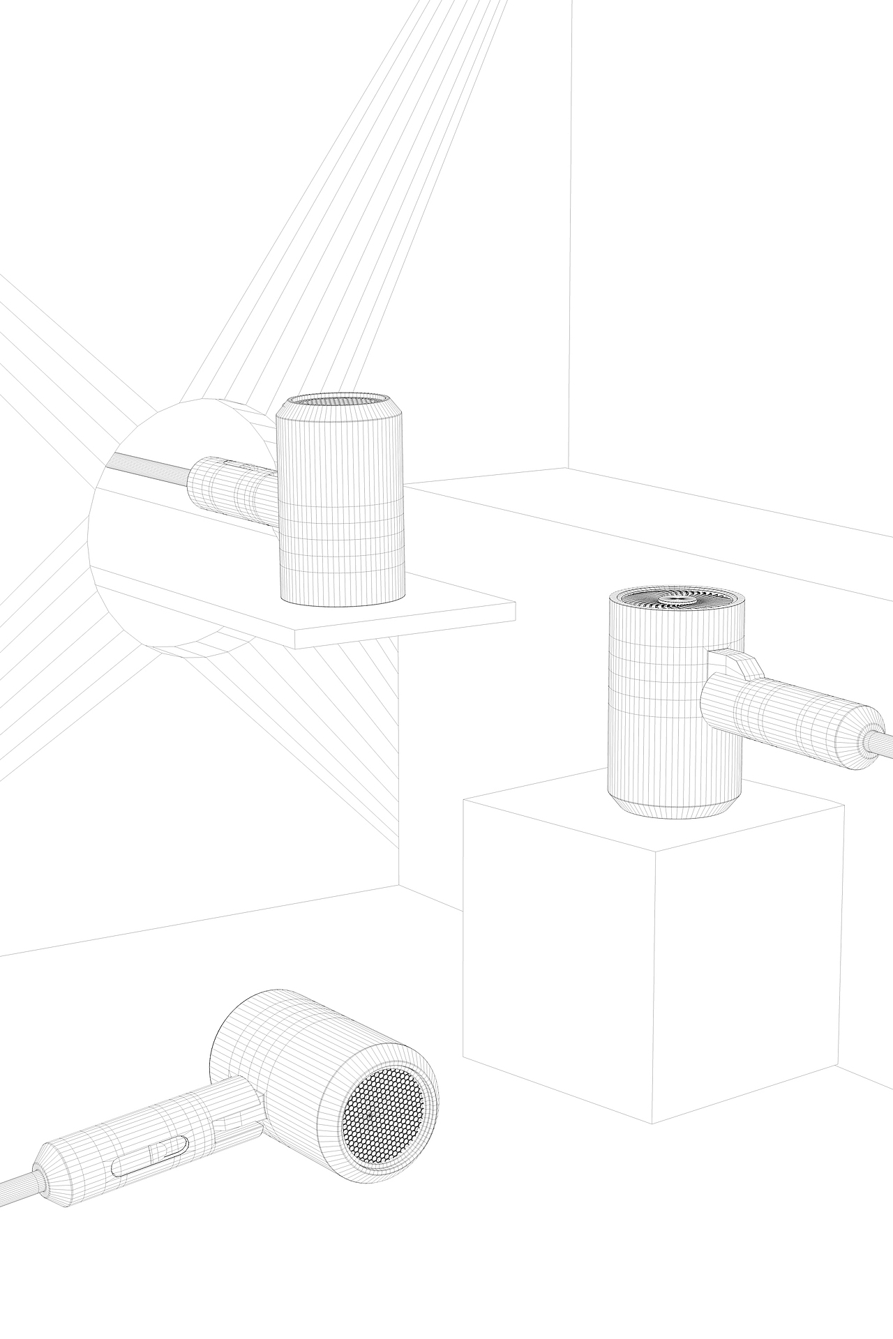 小白建模02-吹风机