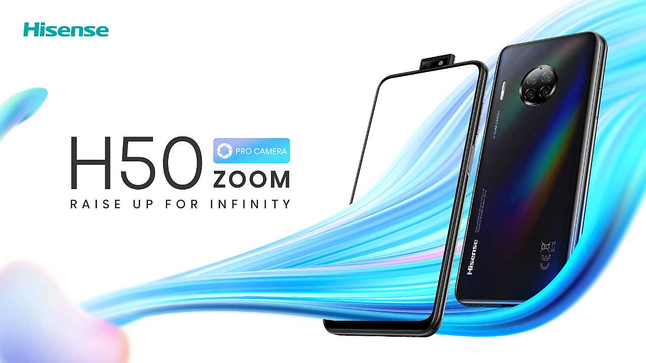 Hisense Global H50 Zoom Mobile phone KV_众澜Uniwaves-站酷ZCOOL