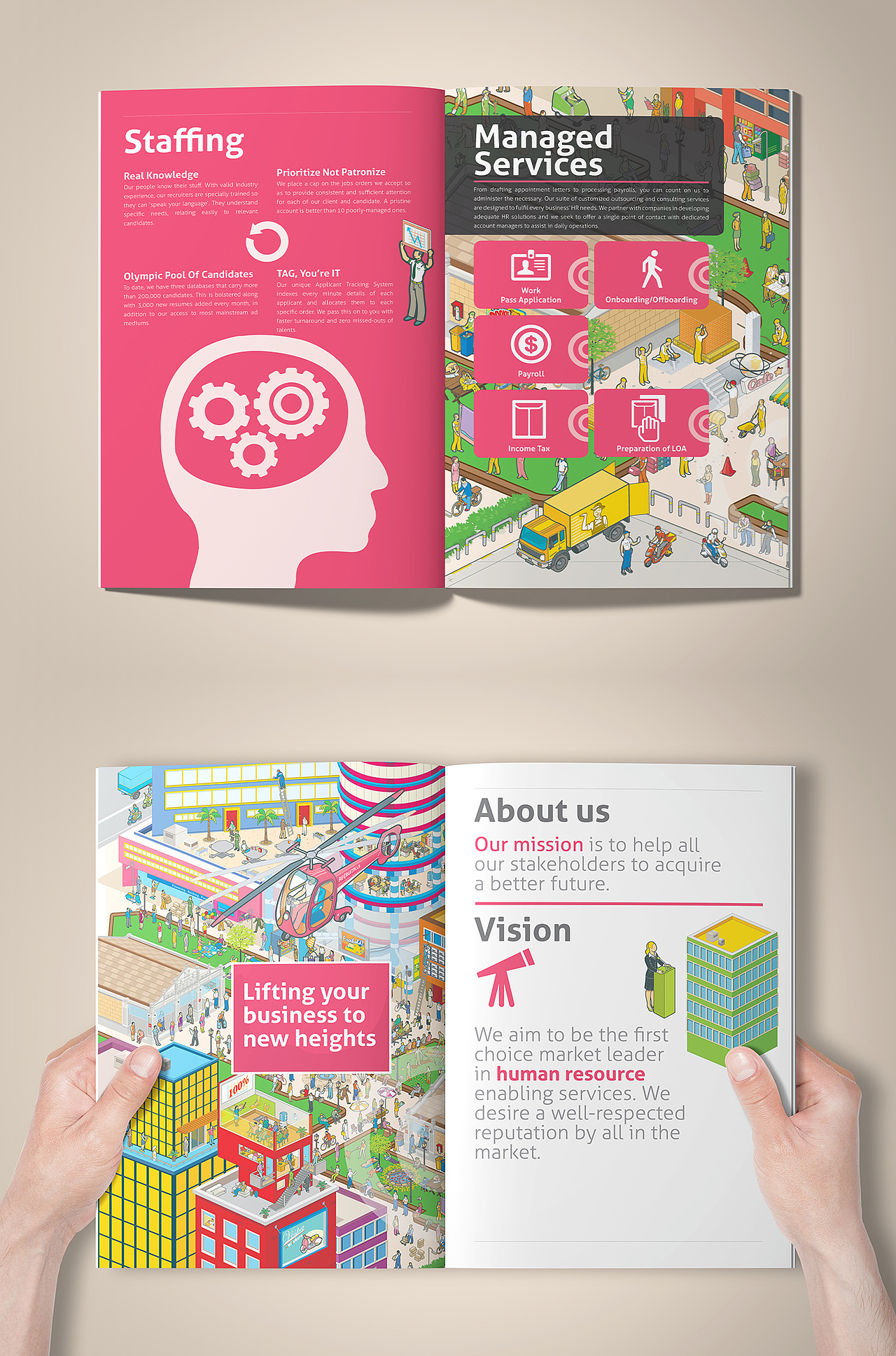 Recruitplus Corporate Profile Brochure Design（图ZMzA5MTU5Nzc2） - 书籍/画册 - 站酷设计师rayzong原创素材 - 站酷ZCOOL