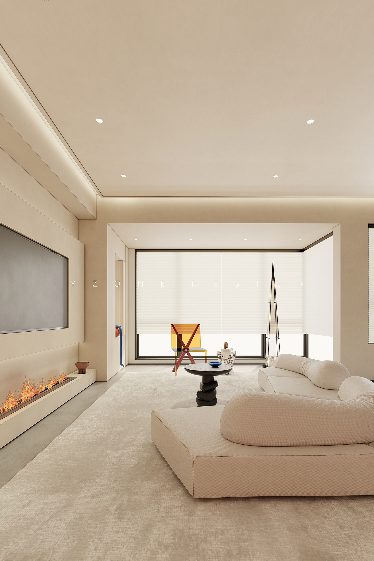 YZONE DESIGN作品 | 思绪重组红与黑的构建（图ZMzY3MjU5NzU2） - 家装设计 - 站酷设计师YZONE衍轴设计原创素材 - 站酷ZCOOL