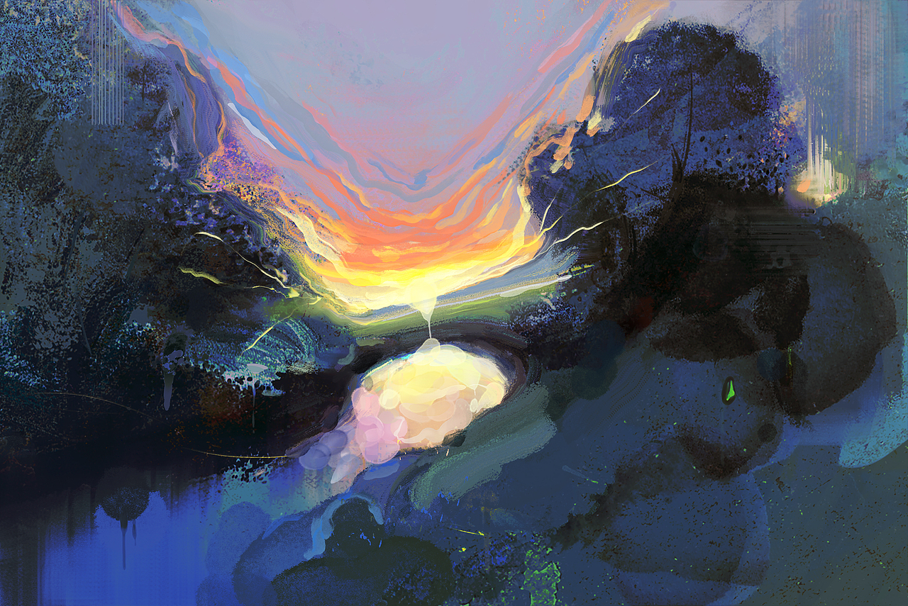 色彩练习（图ZMjk4MzEzNjI0） - 艺术插画 - 站酷设计师松风吟原创素材 - 站酷ZCOOL