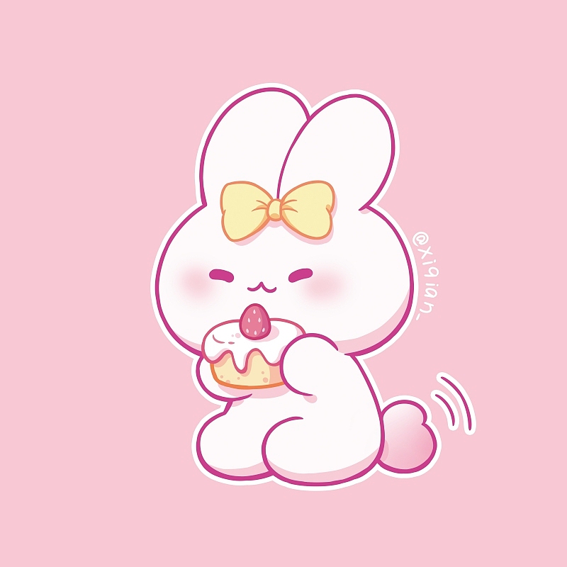 原创插画|心尾小兔