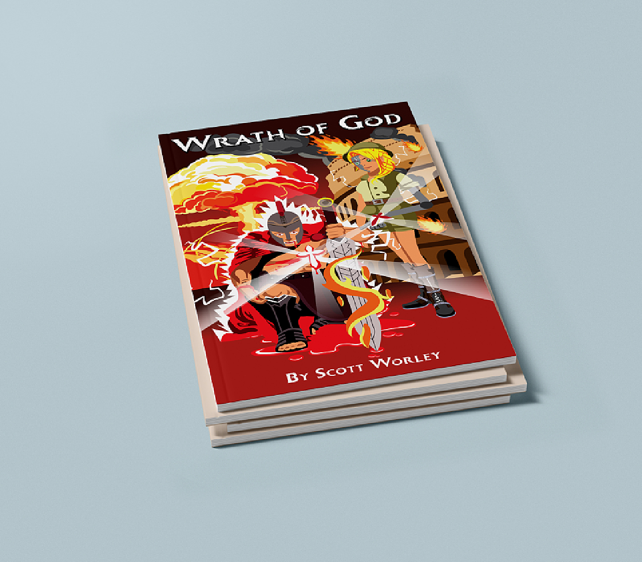Wrath of god ebook cover design wmdesignstudio zcool