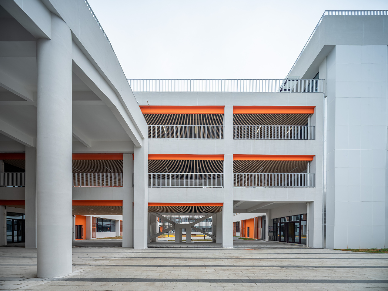 西安市经开第五学校|建筑拍摄