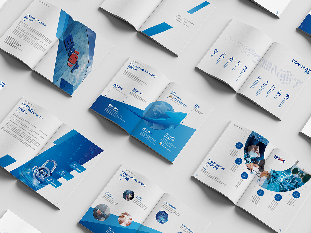 企业画册设计「互联网科技企业」（图ZMzMzNjgwMzI0） - 书籍/画册 - 站酷设计师美娜Meina原创素材 - 站酷ZCOOL