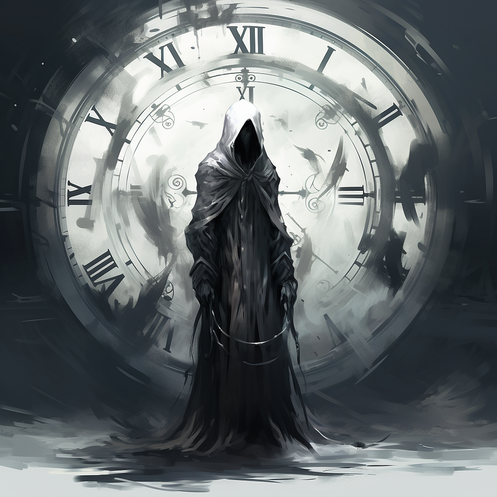 古老时钟中的神秘人物