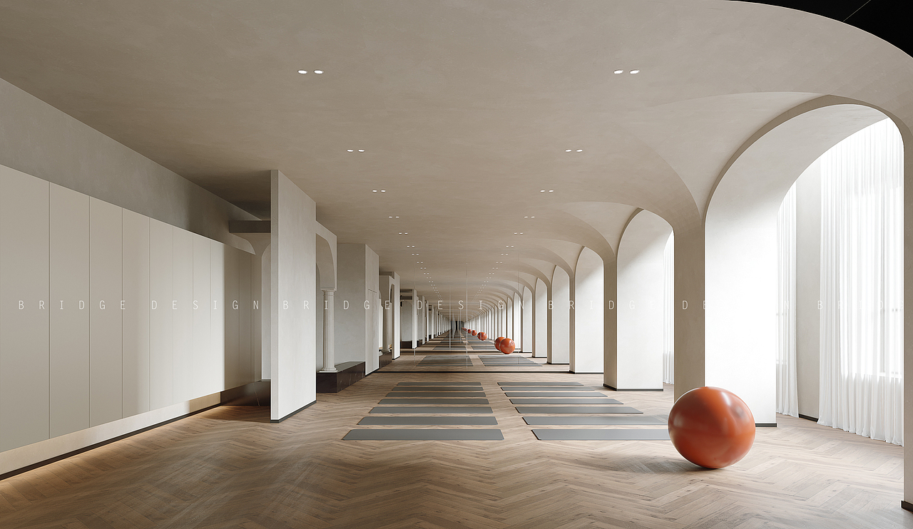 【工装·瑜伽店】桥乙DESIGN出品（图ZMzE2MzIwNDY0） - 商业空间设计 - 站酷设计师哆哆他妈原创素材 - 站酷ZCOOL