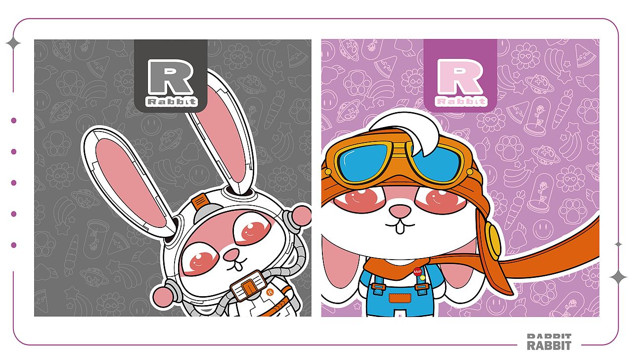 IP形象设计|兔子·二毛（图ZMzE1NDkyNTU2） - IP形象 - 站酷设计师yuf1y原创素材 - 站酷ZCOOL