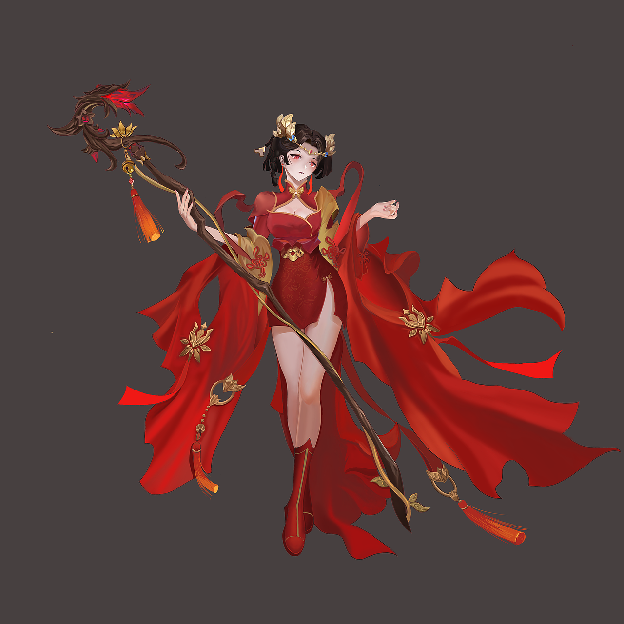 赤瞳-角色设计（图ZMzA3MDY4ODg4） - 游戏原画 - 站酷设计师业子不画LOGO了原创素材 - 站酷ZCOOL