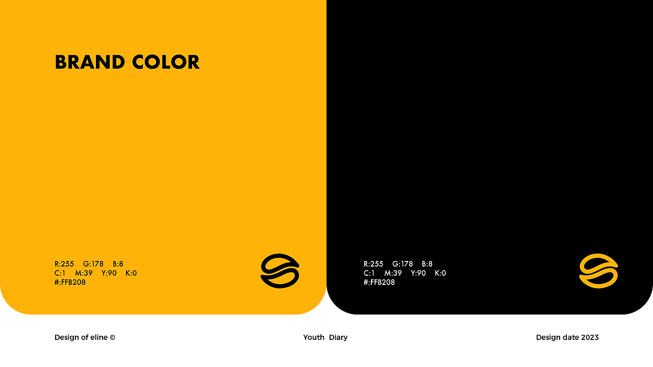 青春日记咖啡馆品牌设计