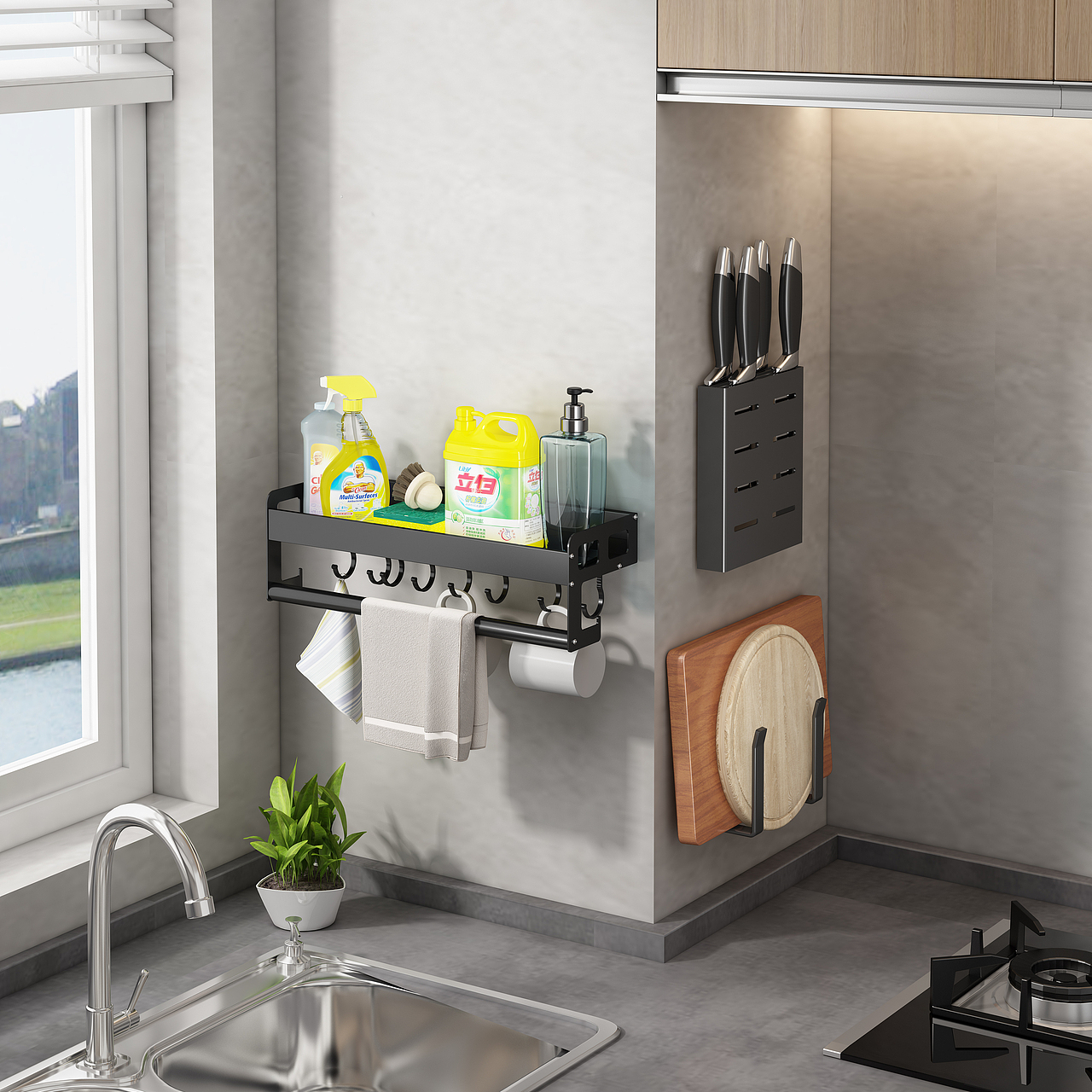 厨房用品建模渲染