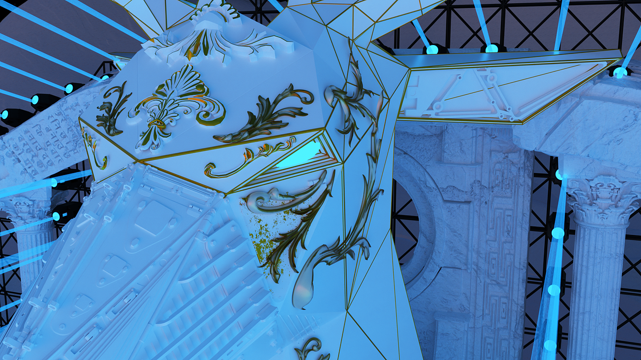 滑雪电音节舞台设计