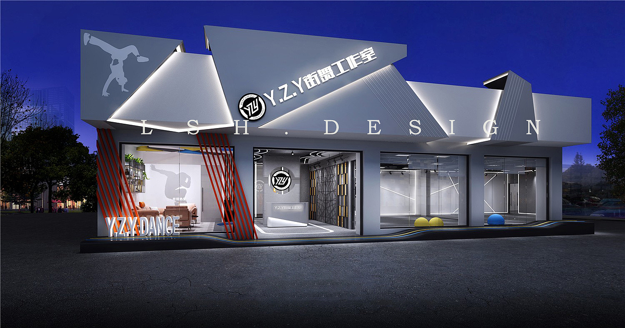 成都街舞工作室设计|成都街舞培训中心装修设计公司（图ZMzEzNDM1ODU2） - 商业空间设计 - 站酷设计师成都教育空间设计原创素材 - 站酷ZCOOL