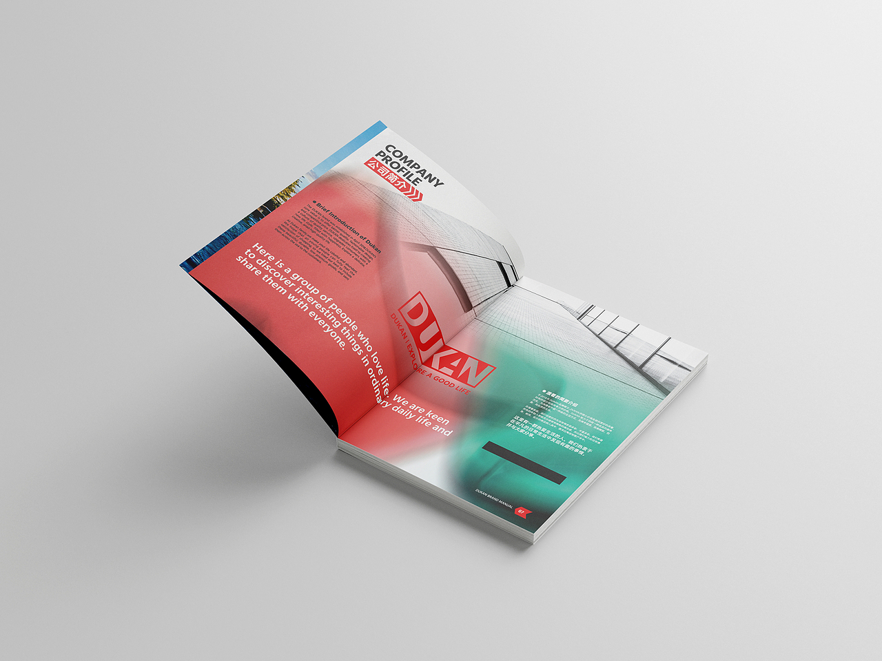 ©早目原创|画册设计_Dukan公司简介画册