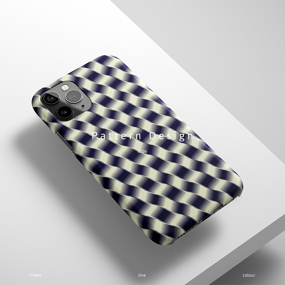 图案设计#092丨滑滑梯黑白棋盘格