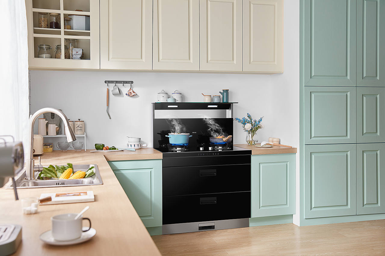 美的集成灶场景拍摄合集