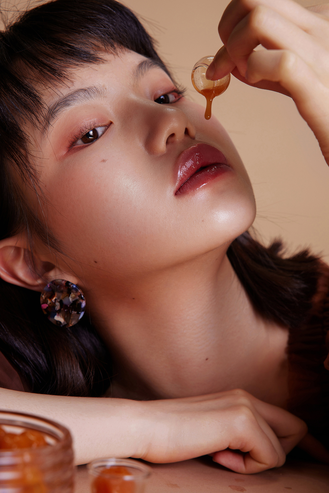 糖浆唇蜜| 给生活抹点蜜，甜蜜又天然的诱惑（图ZMzQ5NjMwMjU2） - 人像摄影 - 站酷设计师他是33原创素材 - 站酷ZCOOL