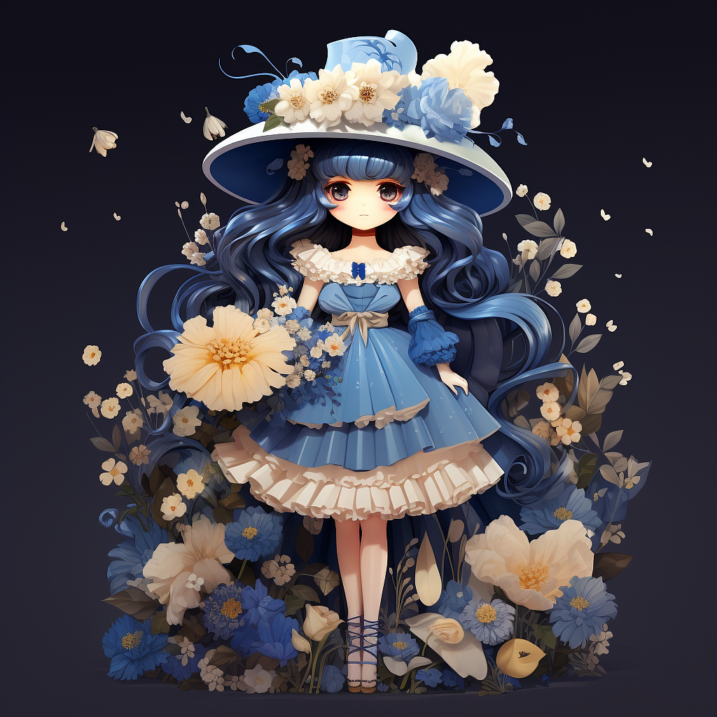 仙女风白裙女孩头像