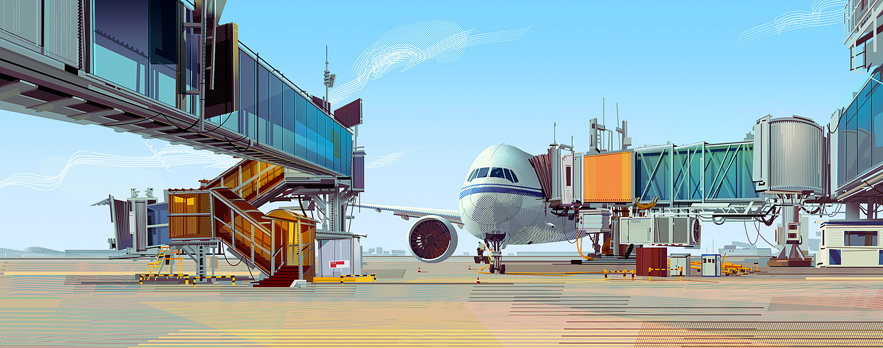 图13:杭州萧山机场练习