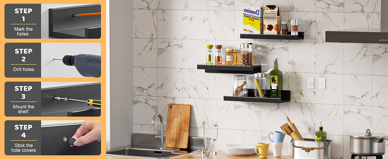 亚马逊置物架丨建模渲染丨视频丨A+