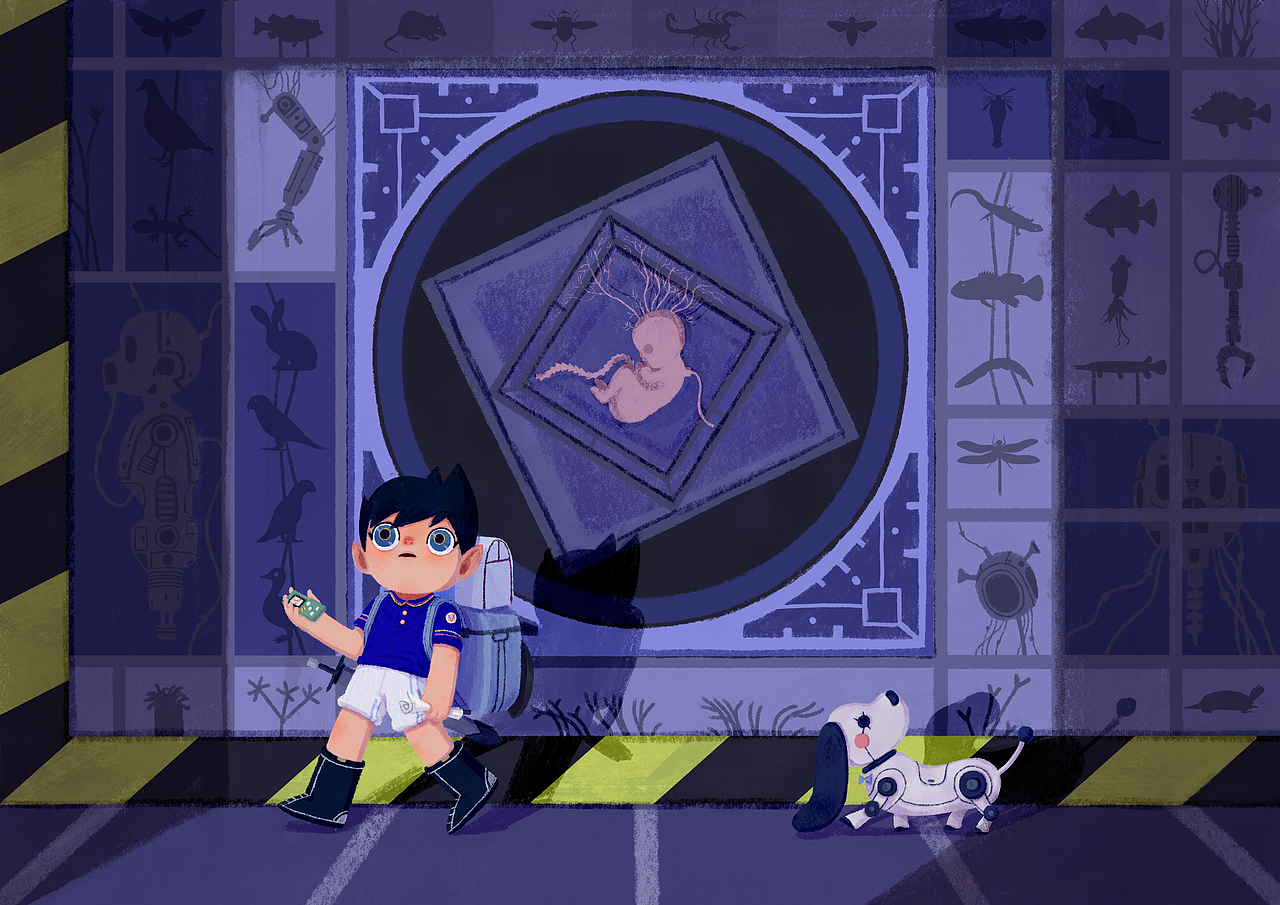 世纪末之诗（图ZMzM2ODIzMjky） - 儿童插画 - 站酷设计师歪瓶盖原创素材 - 站酷ZCOOL