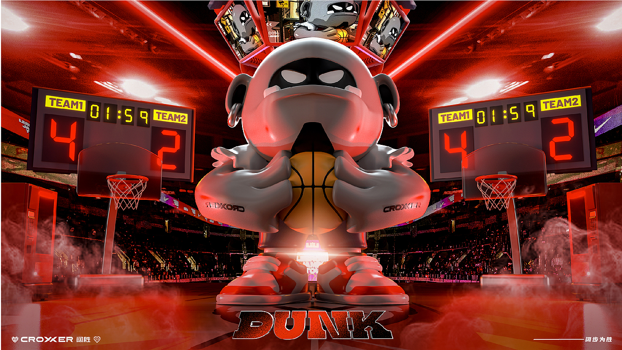 「阔胜」篮球IP品牌全案——体育品牌IP视觉升级（图ZMzI3OTU1Mjky） - IP形象 - 站酷设计师米克MINK原创素材 - 站酷ZCOOL