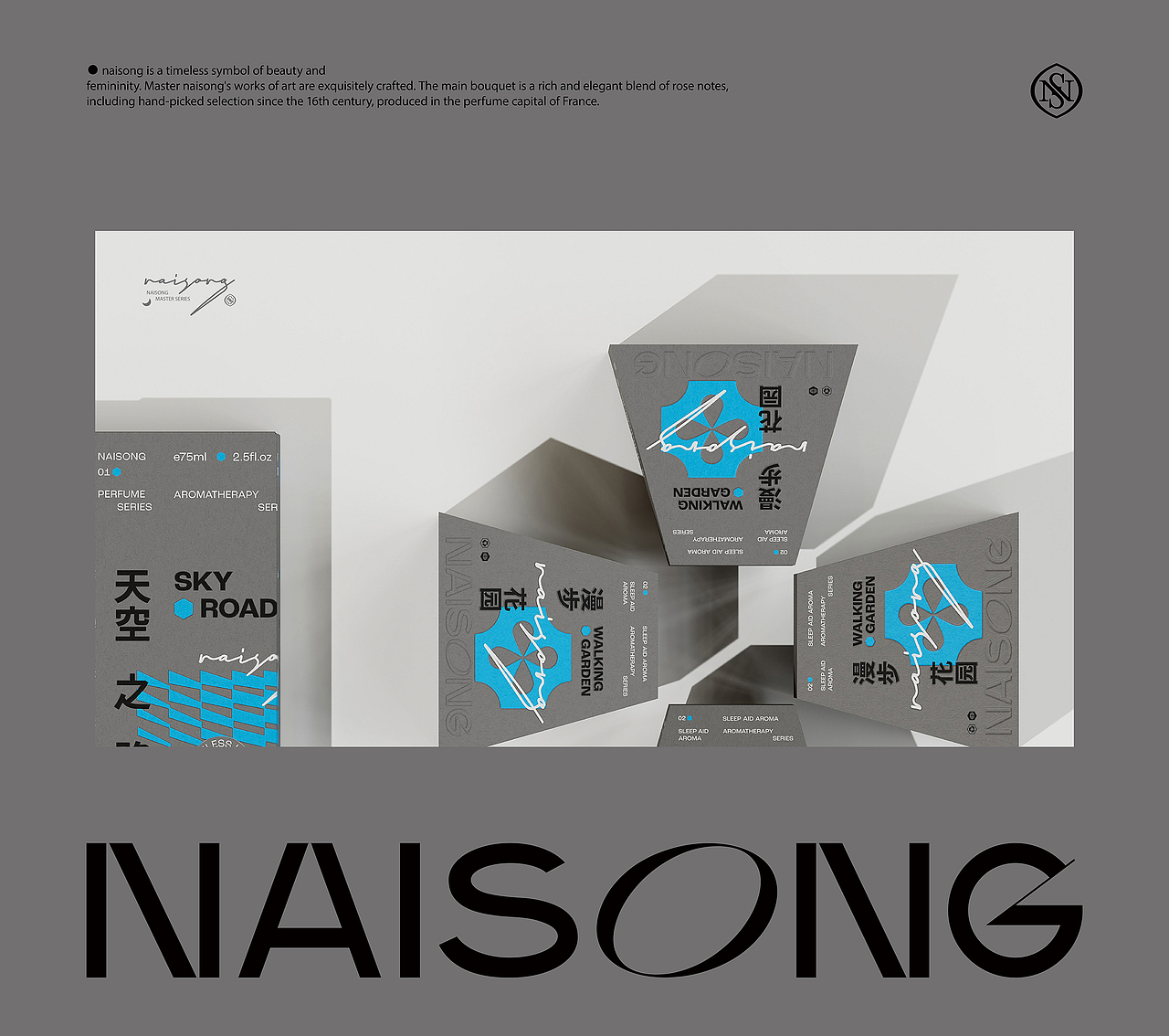 NAISONG香薰包装全案/LOGO/包装