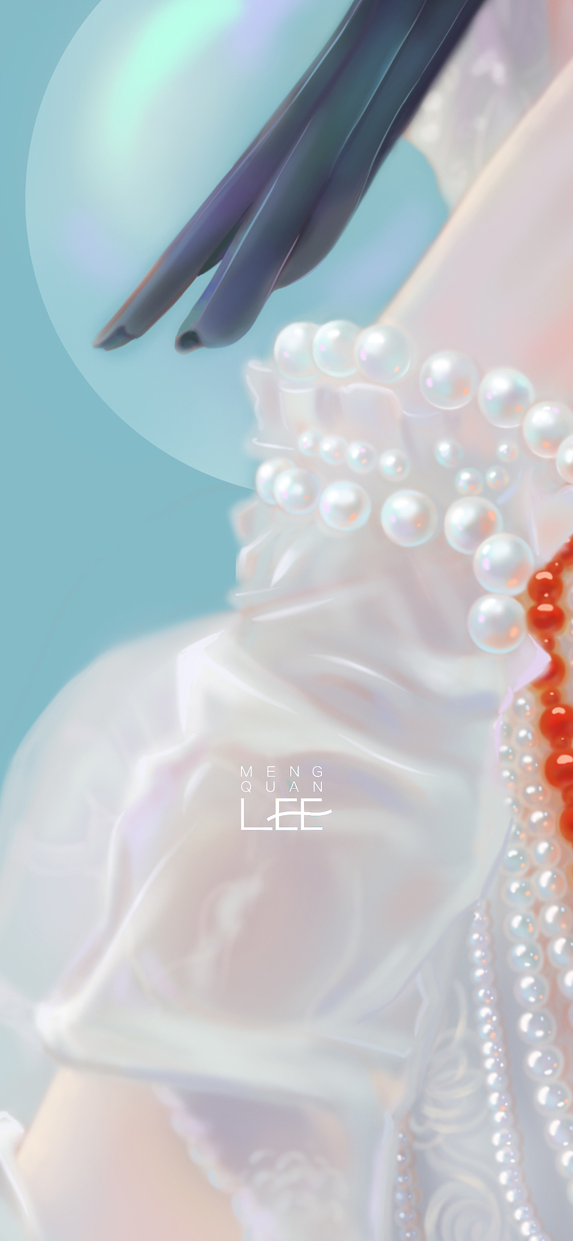 女孩·喜鹊| MengQuanLee原创插画