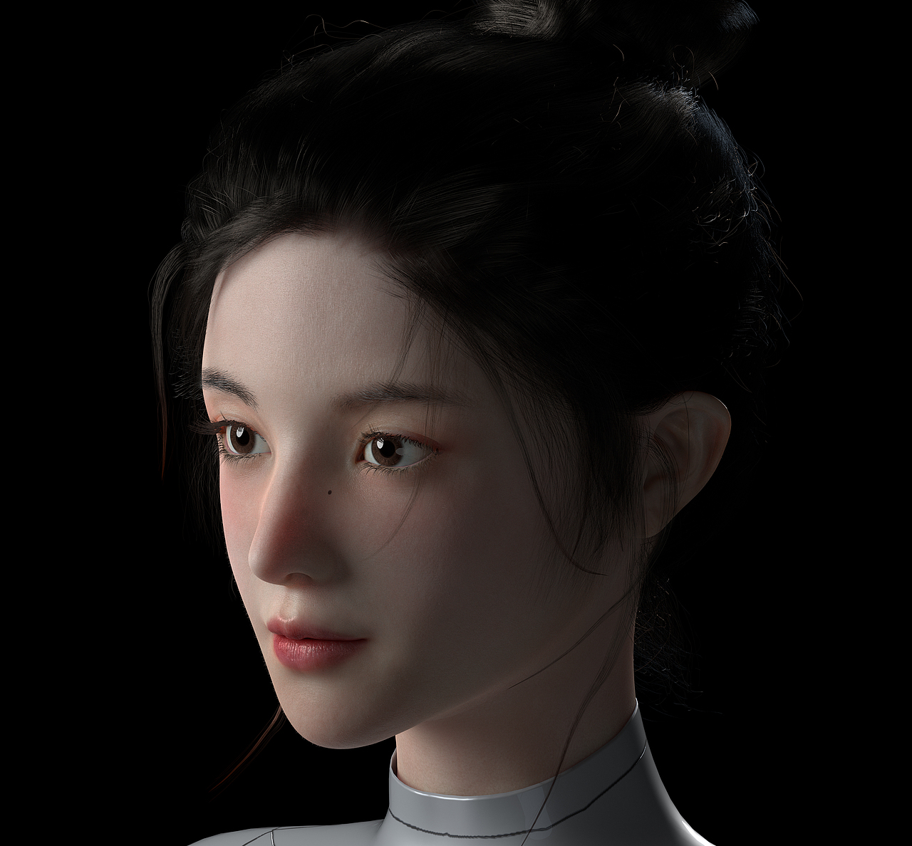 超写实虚拟数字人—昤珑