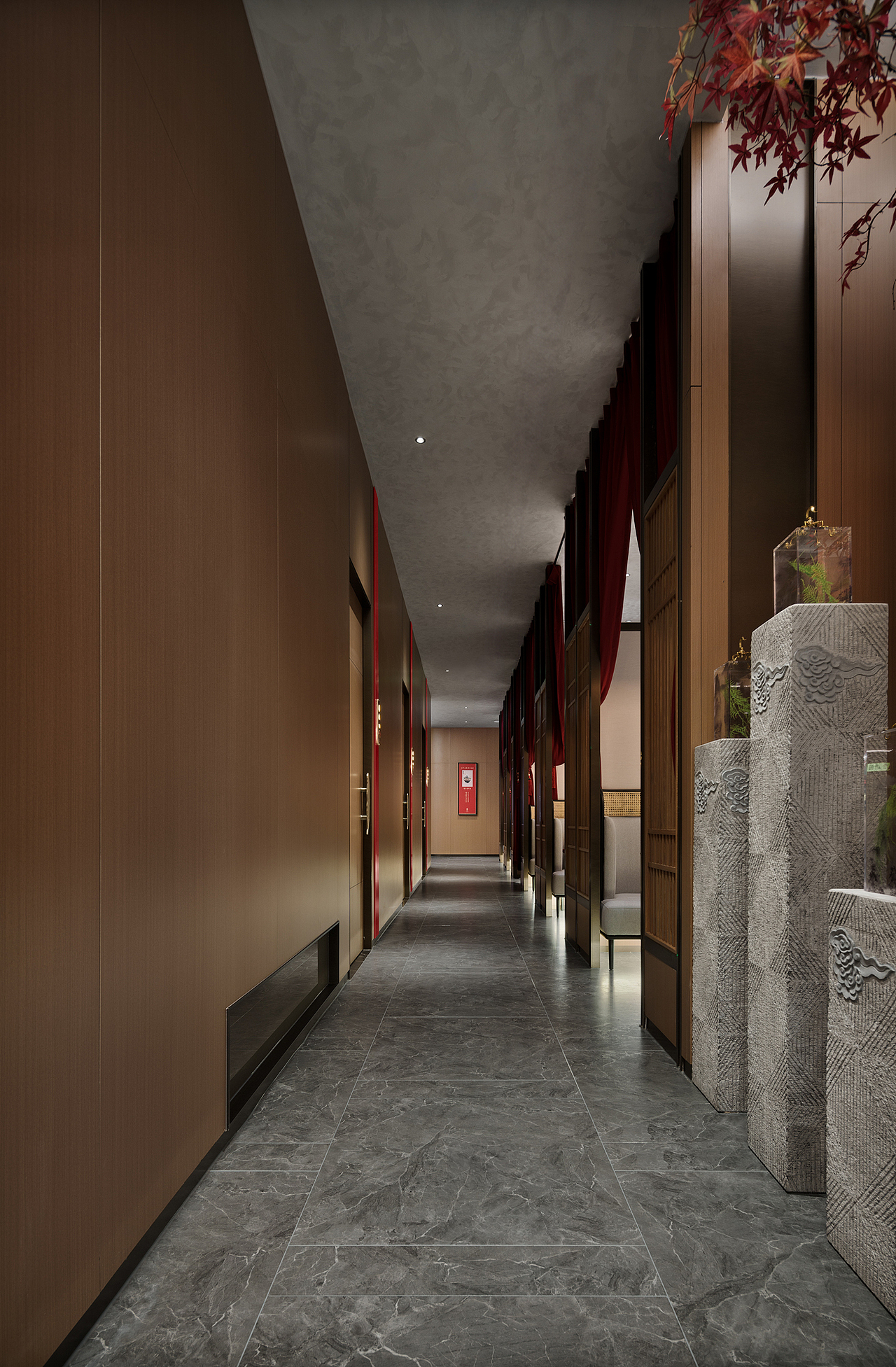 北京中式餐厅空间摄影案例—曾府·传家湘菜