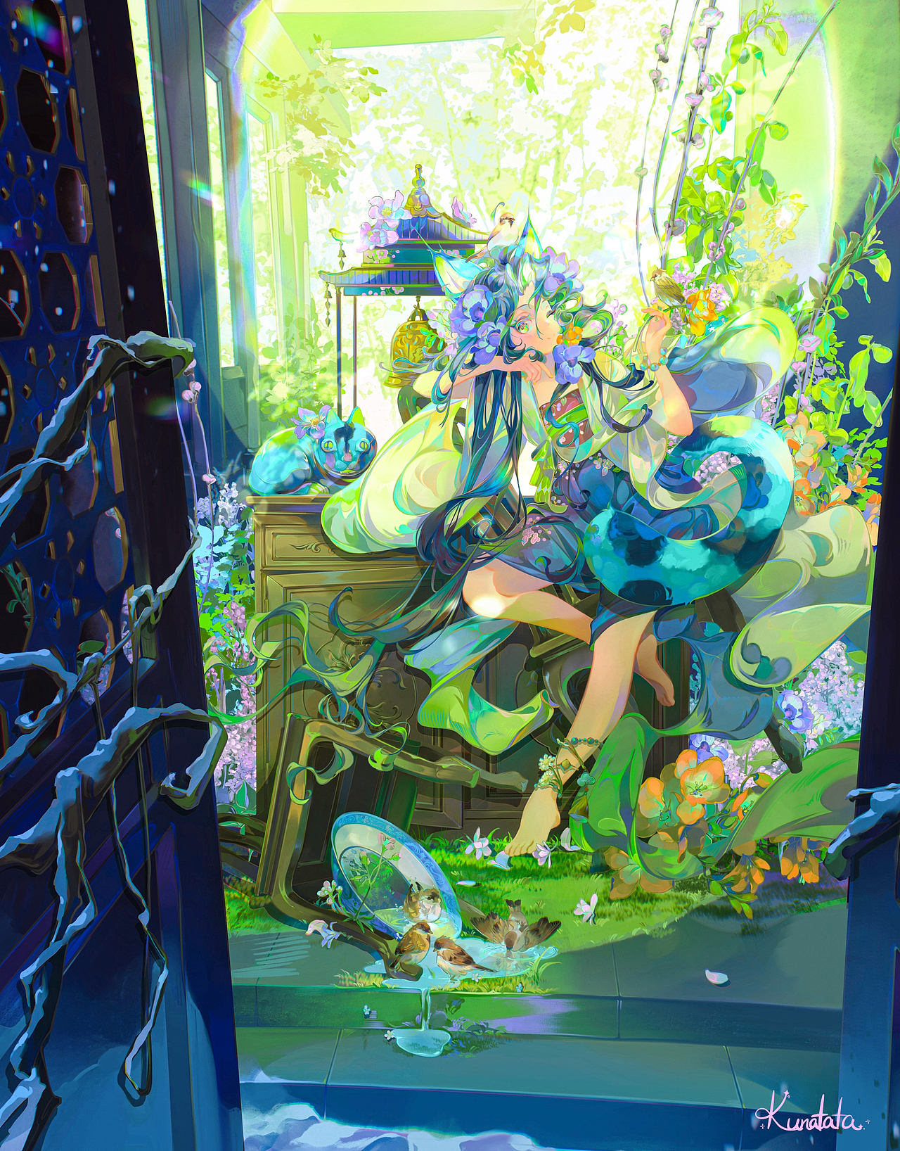 2023年终总结（图ZMzU4Nzc2MDA0） - 商业插画 - 站酷设计师KUNATATA原创素材 - 站酷ZCOOL