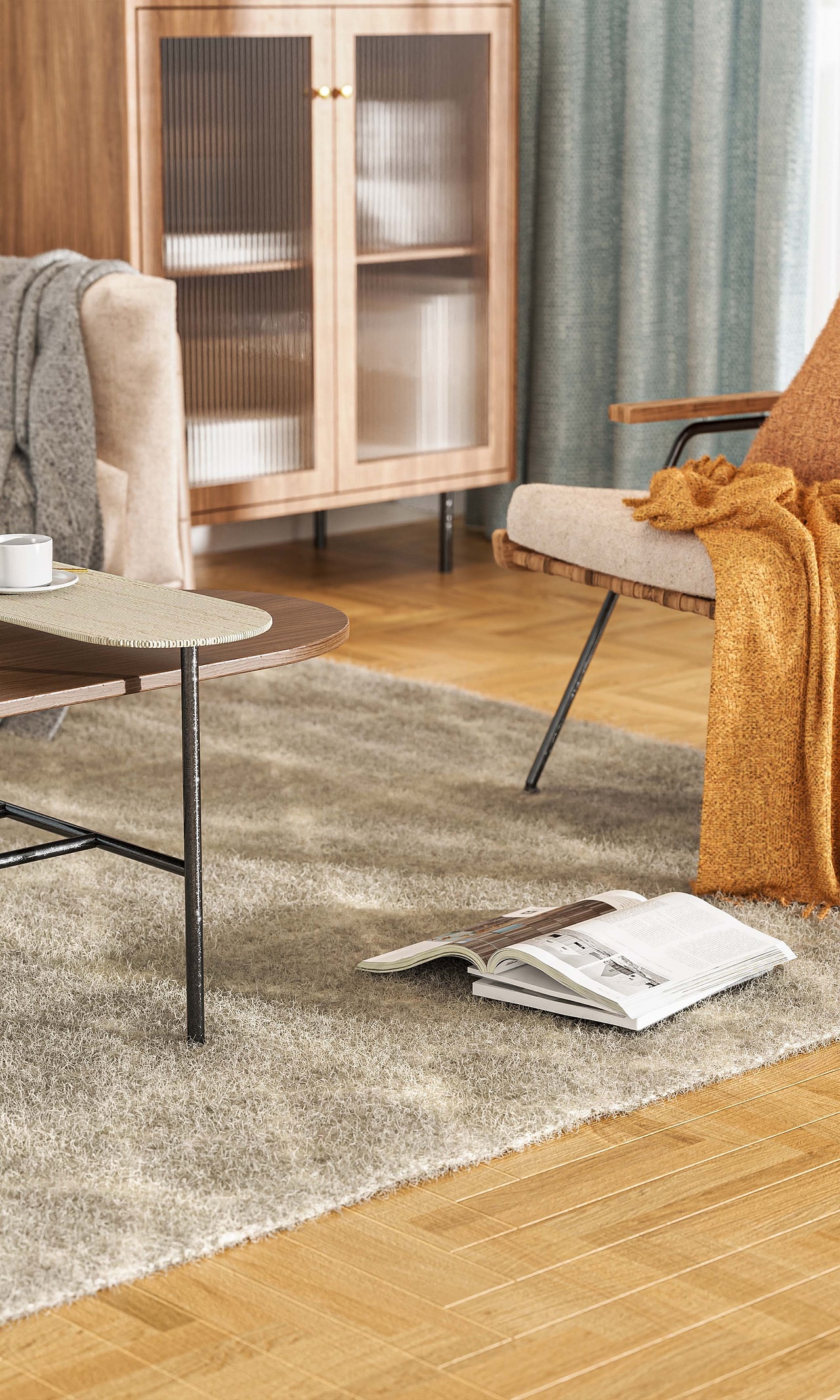 一组家居小场景渲染练习