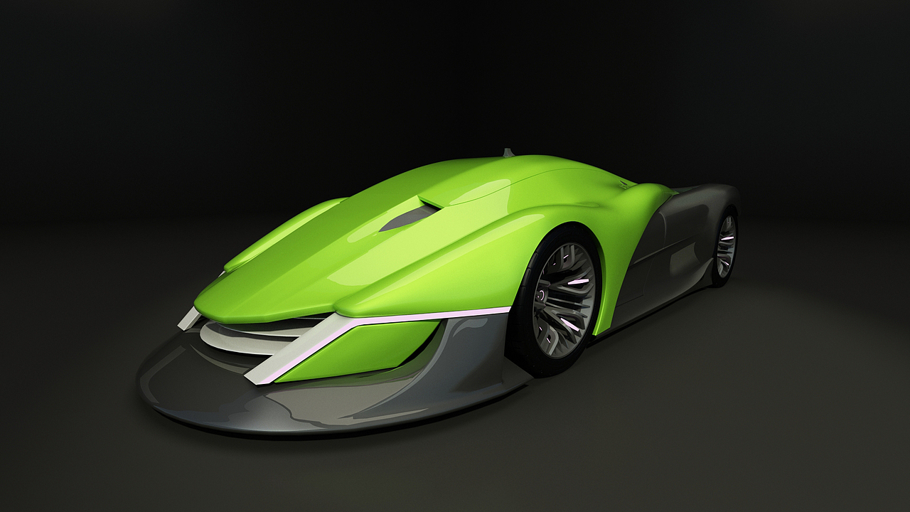 概念车效果习作——迈凯伦2032