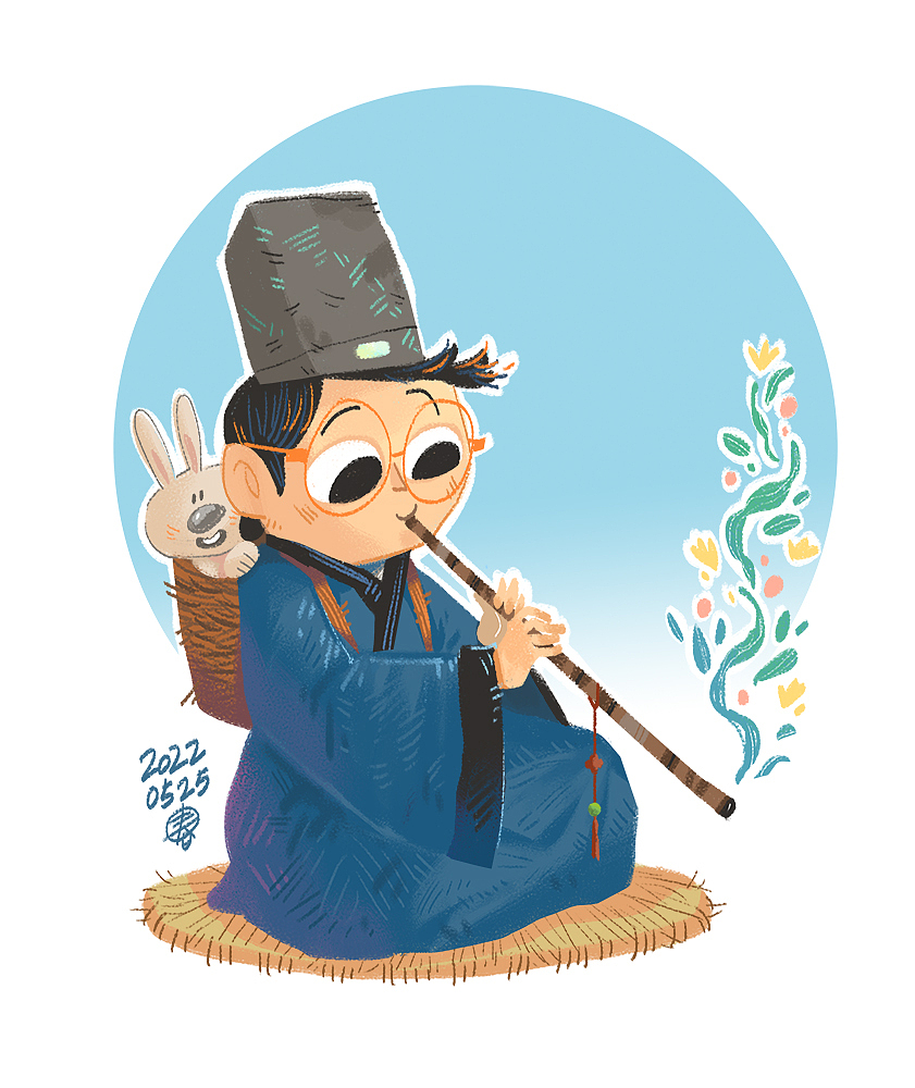 四月乐器打卡（图ZMzAzMTQ2NTY4） - 儿童插画 - 站酷设计师我是春光原创素材 - 站酷ZCOOL