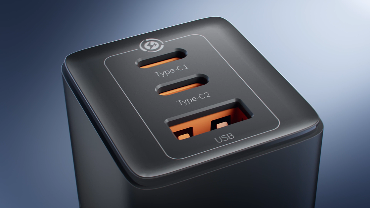 氮化镓充电器CG动画