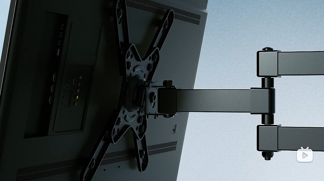 电视挂架三维视频