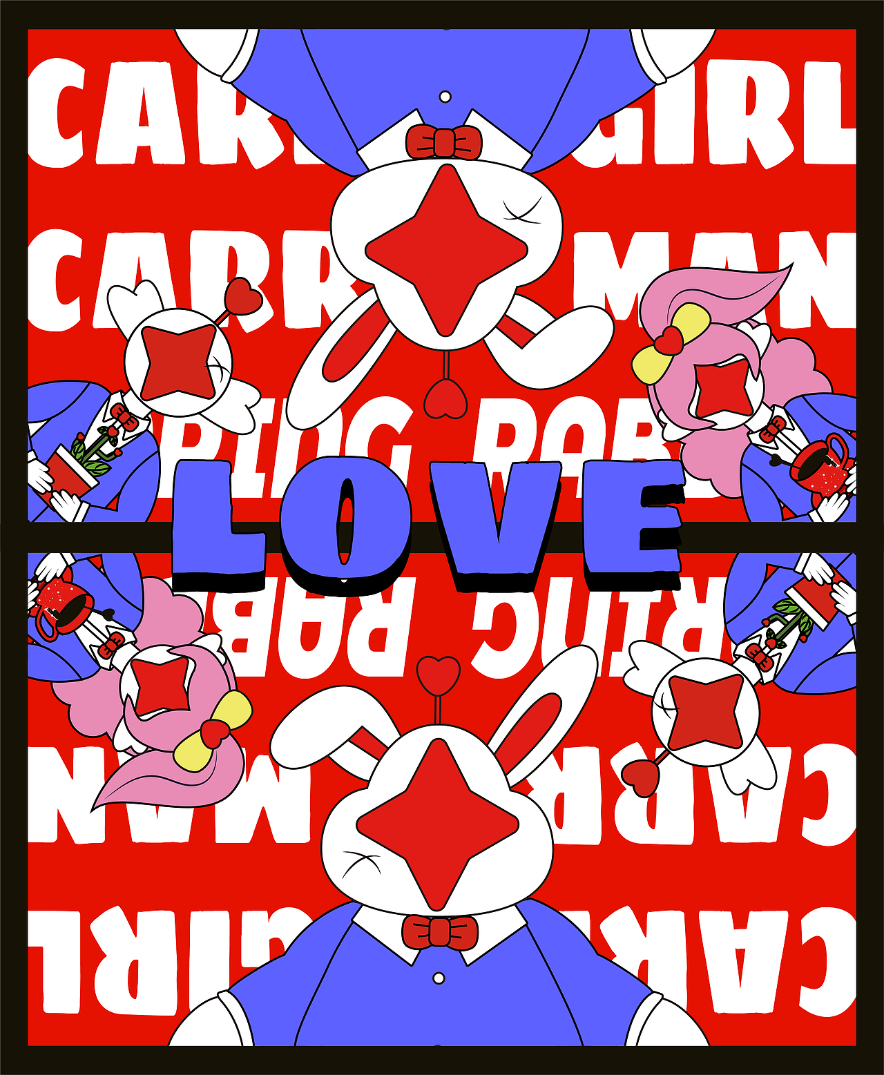爱心男CARING MAN（图ZMzAxNTcxNDM2） - IP形象 - 站酷设计师一百个君原创素材 - 站酷ZCOOL