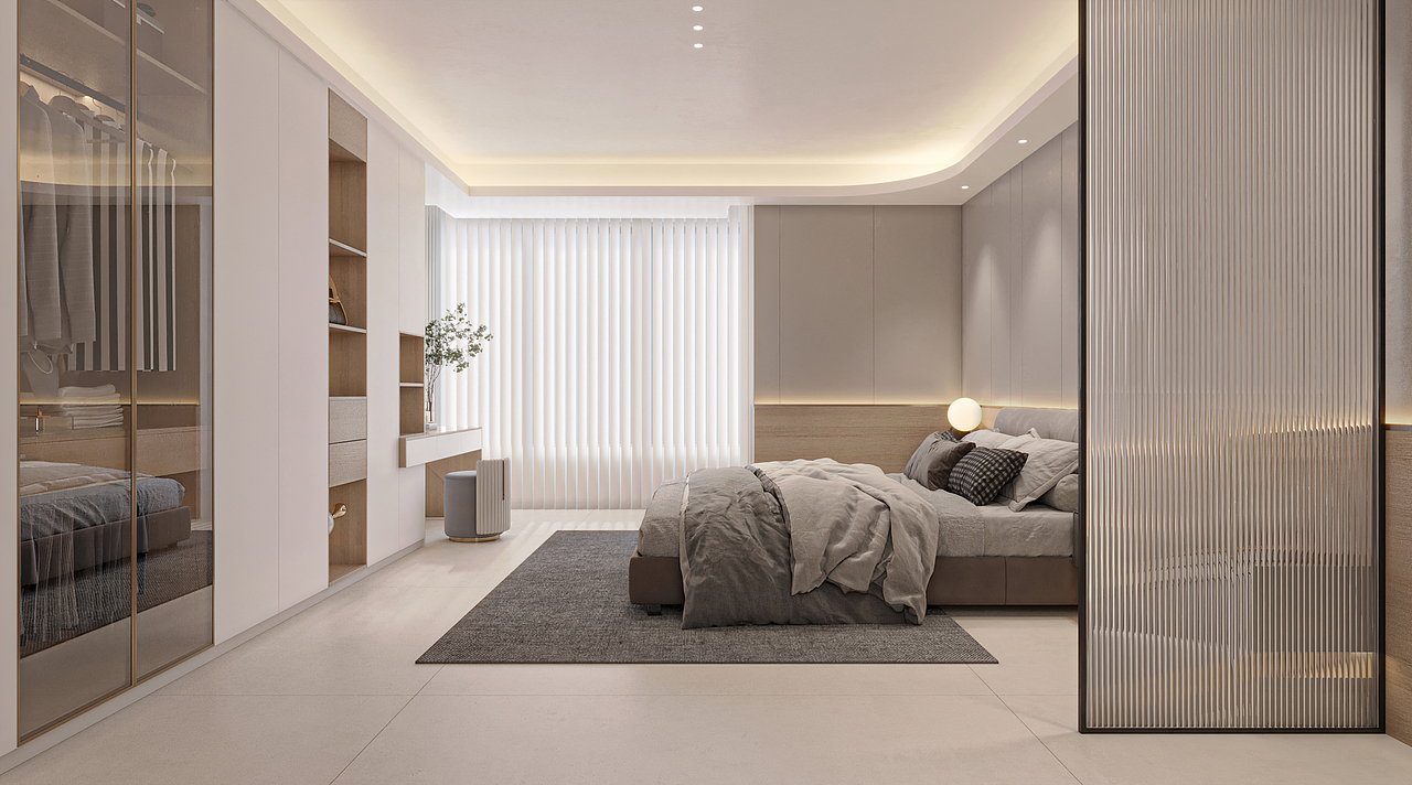 原木奶茶风小家装设计