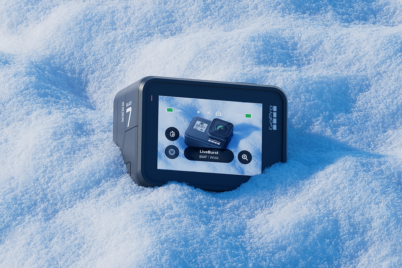 GO Pro 运动相机渲染