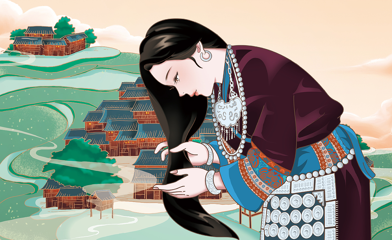 如鱼I侗娘古法手作洗头皂包装设计