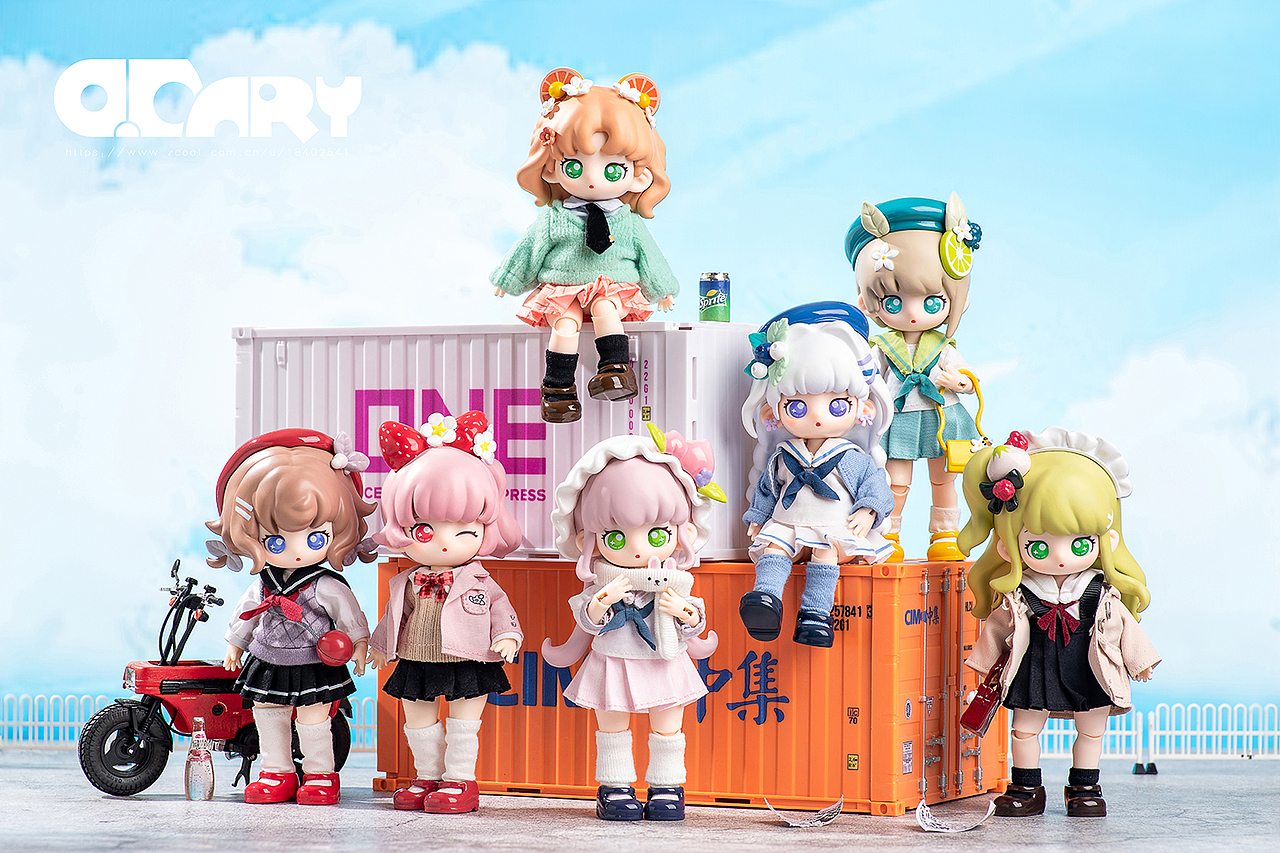 SIMONTOYS 糖娜甜心校园JK系列创意摆件BJD盲盒拍摄（图ZMzE4NTgwODgw） - 产品摄影 - 站酷设计师Dgary摄影原创素材 - 站酷ZCOOL