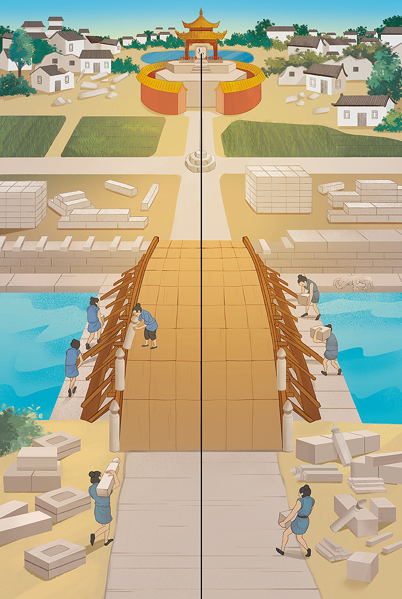 2023北京中轴线文创新大赛获奖图书作品（图ZMzQ0NzQ2ODAw） - 儿童插画 - 站酷设计师四叶YOTSUBA原创素材 - 站酷ZCOOL