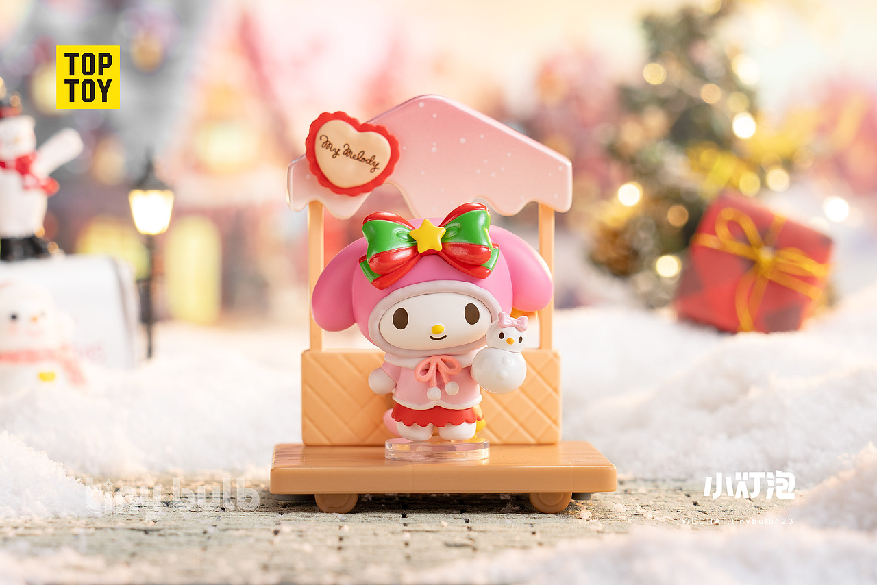 盲盒摄影｜TOP TOY三丽鸥圣诞市集潮玩拍摄（图ZMzYyNDU3NjM2） - 产品摄影 - 站酷设计师小灯泡视觉I潮玩原创素材 - 站酷ZCOOL