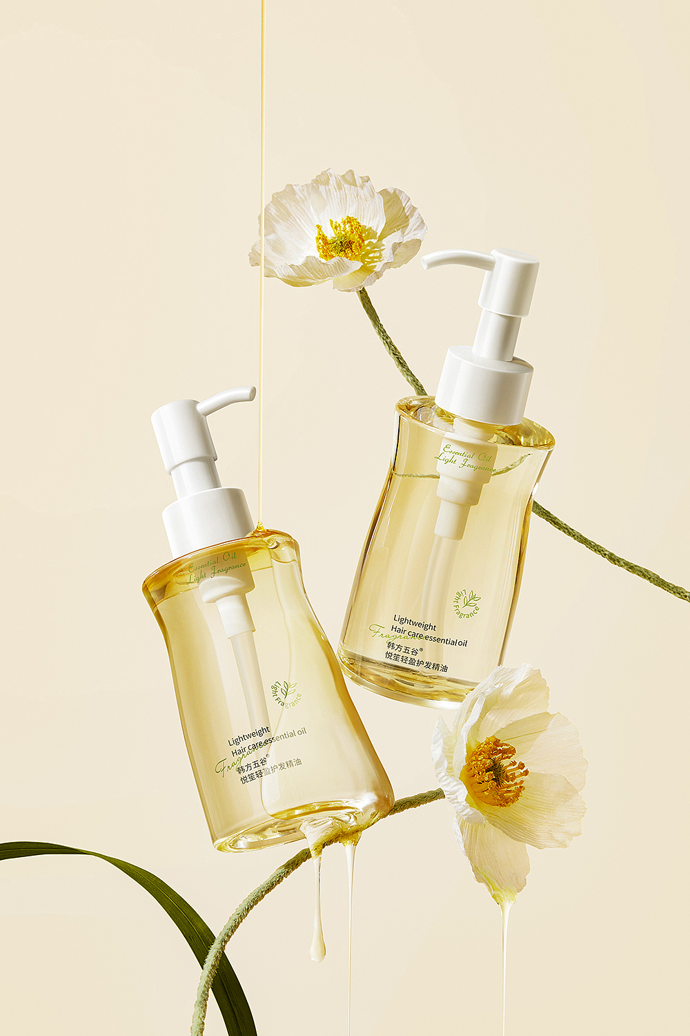 韩方 | 悦笙轻盈护发精油拍摄