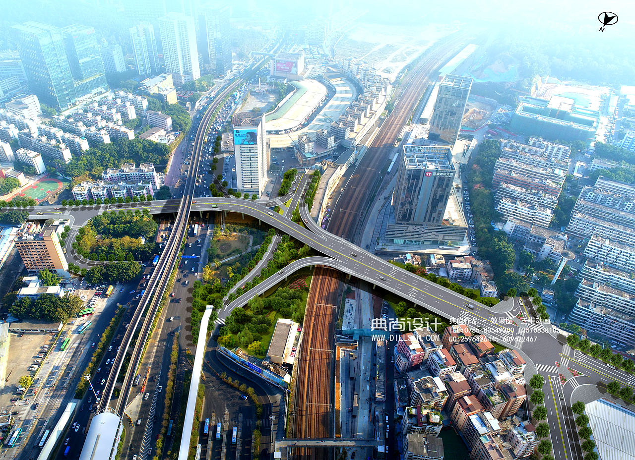 互通立交效果图1